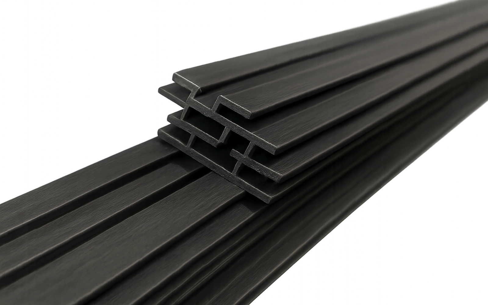 Profilé noir mat ARKA pour caisson lumineux