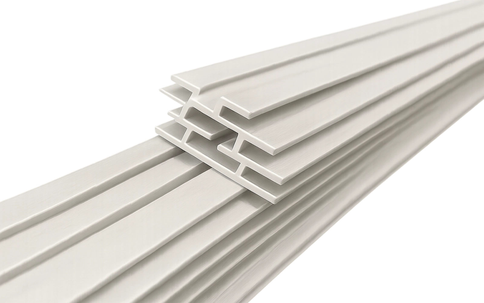 Profilé blanc ARKA pour cadre toile tendue