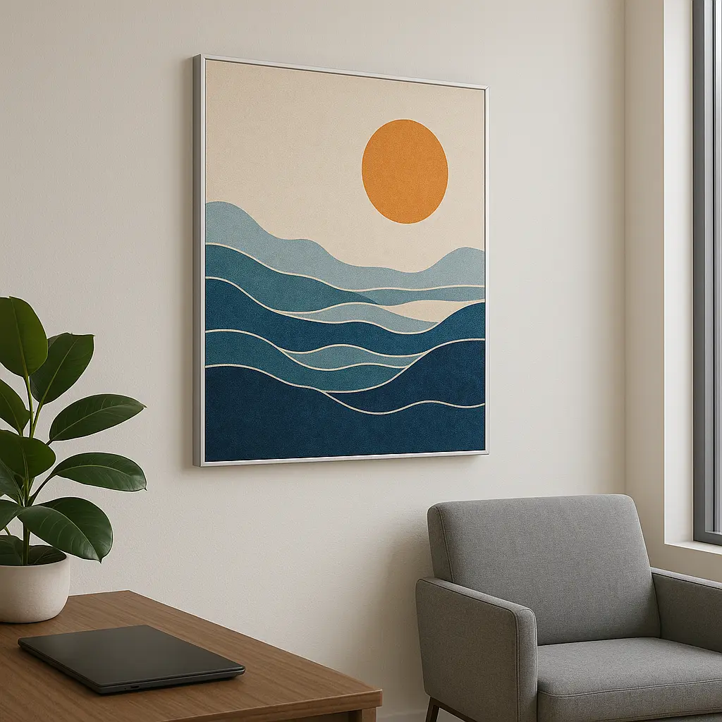 Cadre non lumineux simple-face — toile tendue ARKA