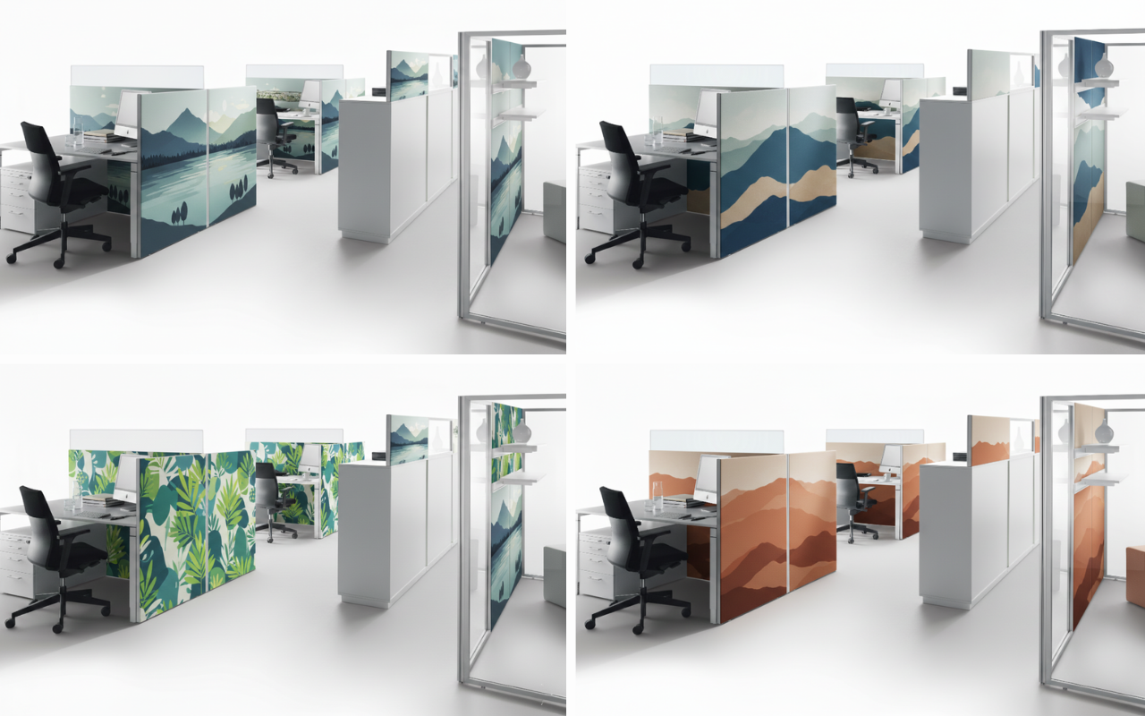 Caisson acoustique sur mesure ARKA installé dans un bureau moderne